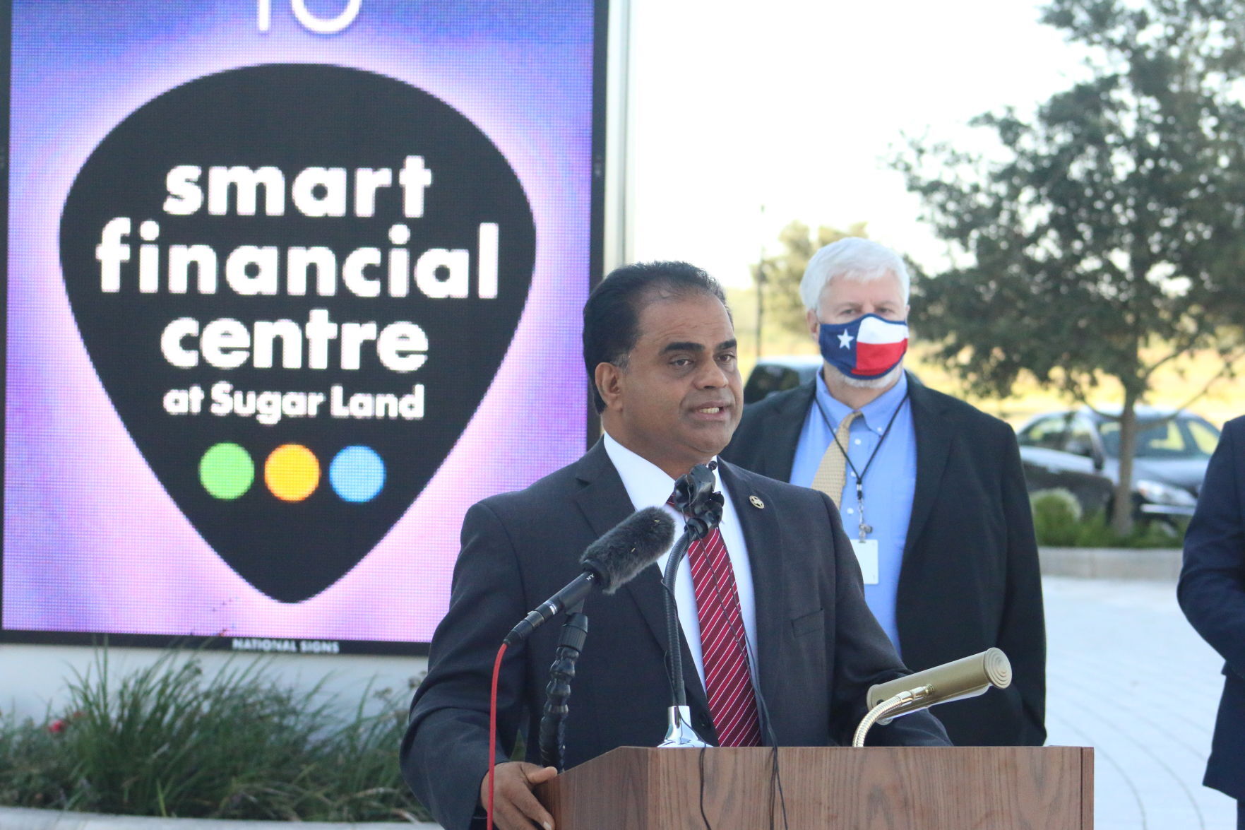 George announces Smart Financial Centre as 'mega voting site'